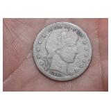 1912-S Silver Barber Quarter
