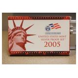 2005 US Mint Silver Proof Set