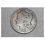 1890-O Morgan Silver Dollar