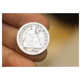 1876-CC Seated Quarter