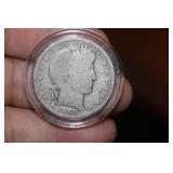1908-O Barber Silver Half Dollar
