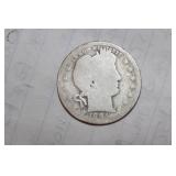 1894-S Barber Silver Quarter