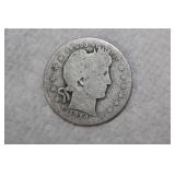 Barber Silver Quarter