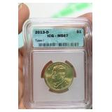 ICG Graded Presidential Dollar