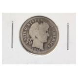 1916 Barber Silver Dime