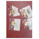 Lot of 4 Uncirculated Sacagawea Dollar