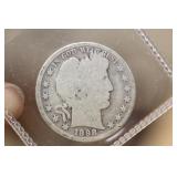 1898 Barber Silver Half Dollar