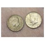 Lot of 2 Kennedy Halves
