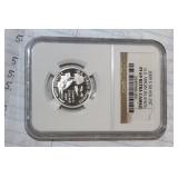 NGC Graded 2009-S Silver Quarter