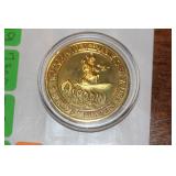 Aladdin Gold Plated $2.00 Casino Token