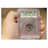 ICG Graded 2001-S Signature Quarter Series Coin