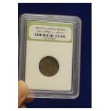 A Slabbed Medievel Bronze Nummis Coin