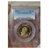 PCGS Graded 2005-S Gold Plated $1.00 Coin