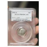 PCGS 2001-S Graded Dime