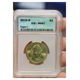 ICG Graded Presidential Dollar