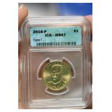 ICG Graded Presidential Dollar