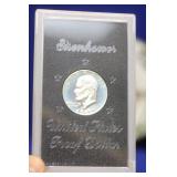 A 1973-S 40% Silver Ike Dollar