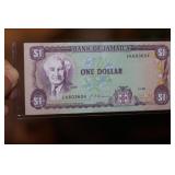 Bank of Jamaica One Dollar Note
