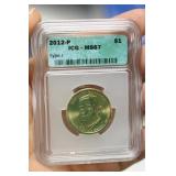 ICG Graded Presidential Dollar