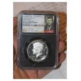 NGC Graded 2014-P Silver Kennedy Half Dollar