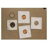 Lot of 5 Coins/Token