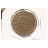 Mint Error 1852 Large Cent