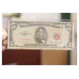 1953 B $5.00 Red Seal Star Note