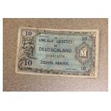1944 Germany Military Allied MPC Currency