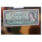 1954 Canada $1.00 Note