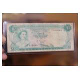 Bahamas One Dollar Note