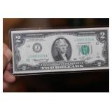 Lot of 2 Consecutive Bicentenniall $2.00 Notes