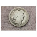 1904 Barber Quarter