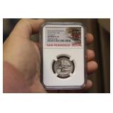 NGC Graded 2018 - S Silver Quarter