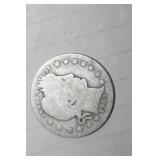 1909-D Barber Silver Quarter