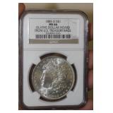 NGC Graded 1885-O Morgan Silver Dollar