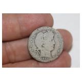 1914-S Barber Silver Quarter