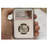 NGC Graded 2018 - S Silver Quarter