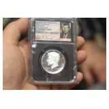 NGC Graded 2014-P Silver Kennedy Half Dollar