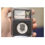 NGC Graded 2014-W Silver Kennedy Half Dollar
