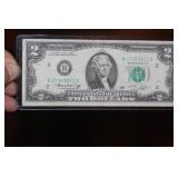 1976 Bicentennial $2.00 Note