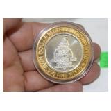 Limited Edition $10 Silver Casino Token