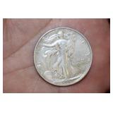 1942 Walking Liberty Silver Half Dollar