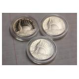 Lot of 3 1986 Liberty Coins