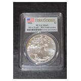 PCGS Graded 2016 Pure Silver Eagle Coin