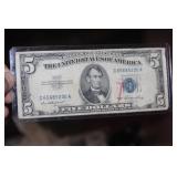 1953 $5.00 Blue Seal Note