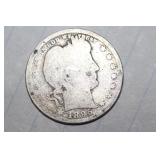 1895 Barber Silver Quarter