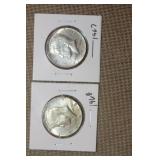 Lot of 2 Kennedy Halves