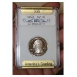 SGS Graded 2004-S Quarter