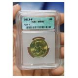 ICG Graded Presidential Dollar