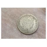 1899 Barber Silver Quarter